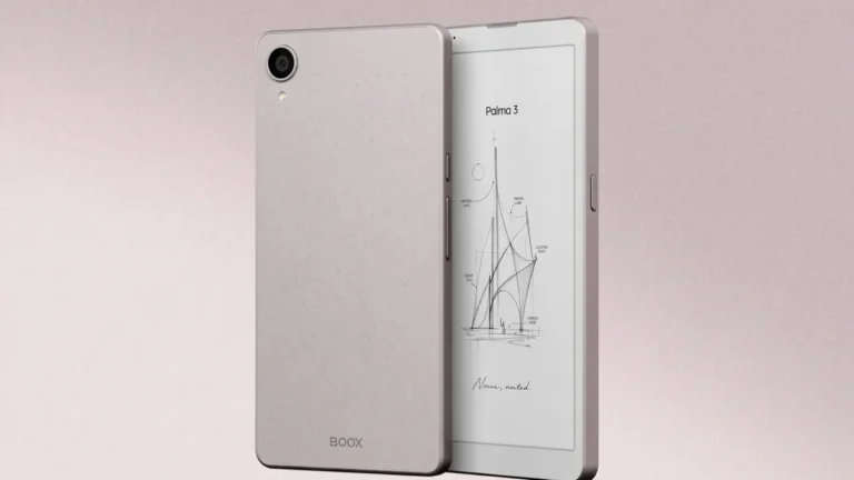 Boox Palma 3: e-reader com câmera de 16 MP e Android 16 mistura celular e leitor digital