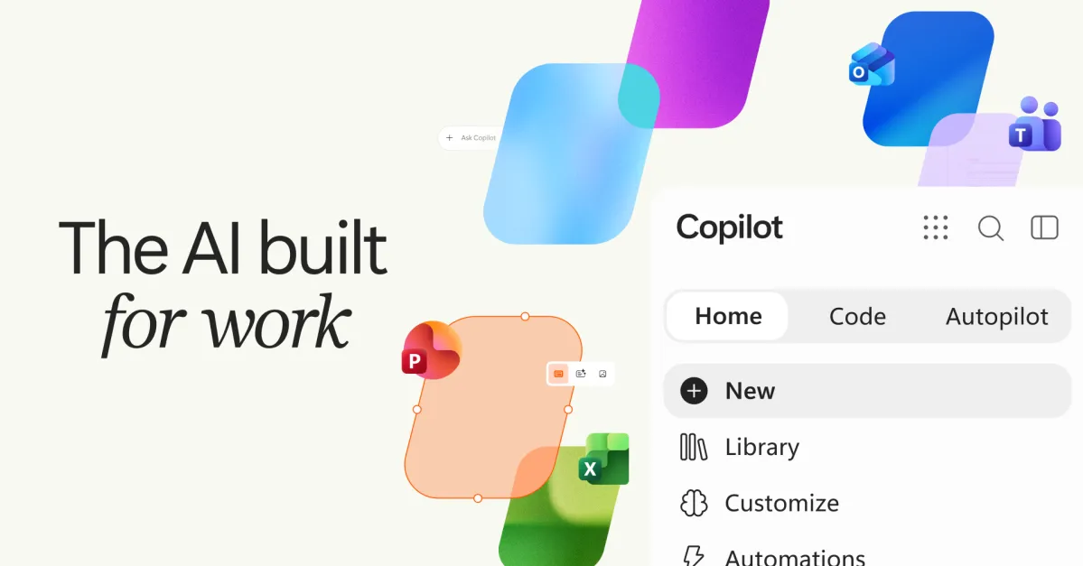 Microsoft lança Copilot em três abas e rebatiza Scout como Autopilot em estratégia para rivalizar com Office